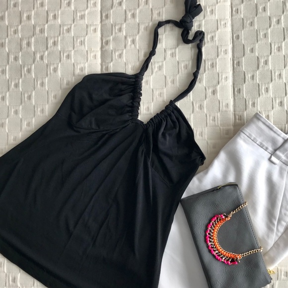 Banana Republic Tops - Banana Republic Black halter top